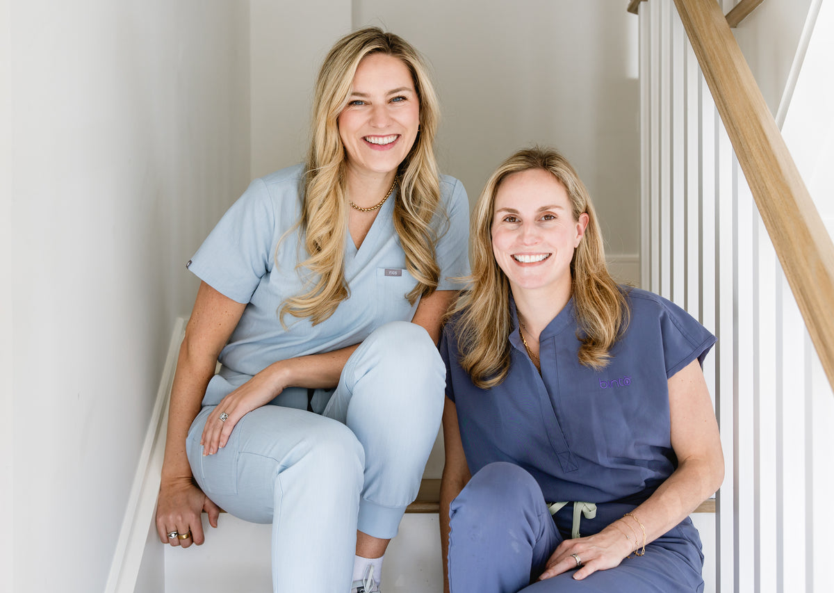 Two women with Binto supplements