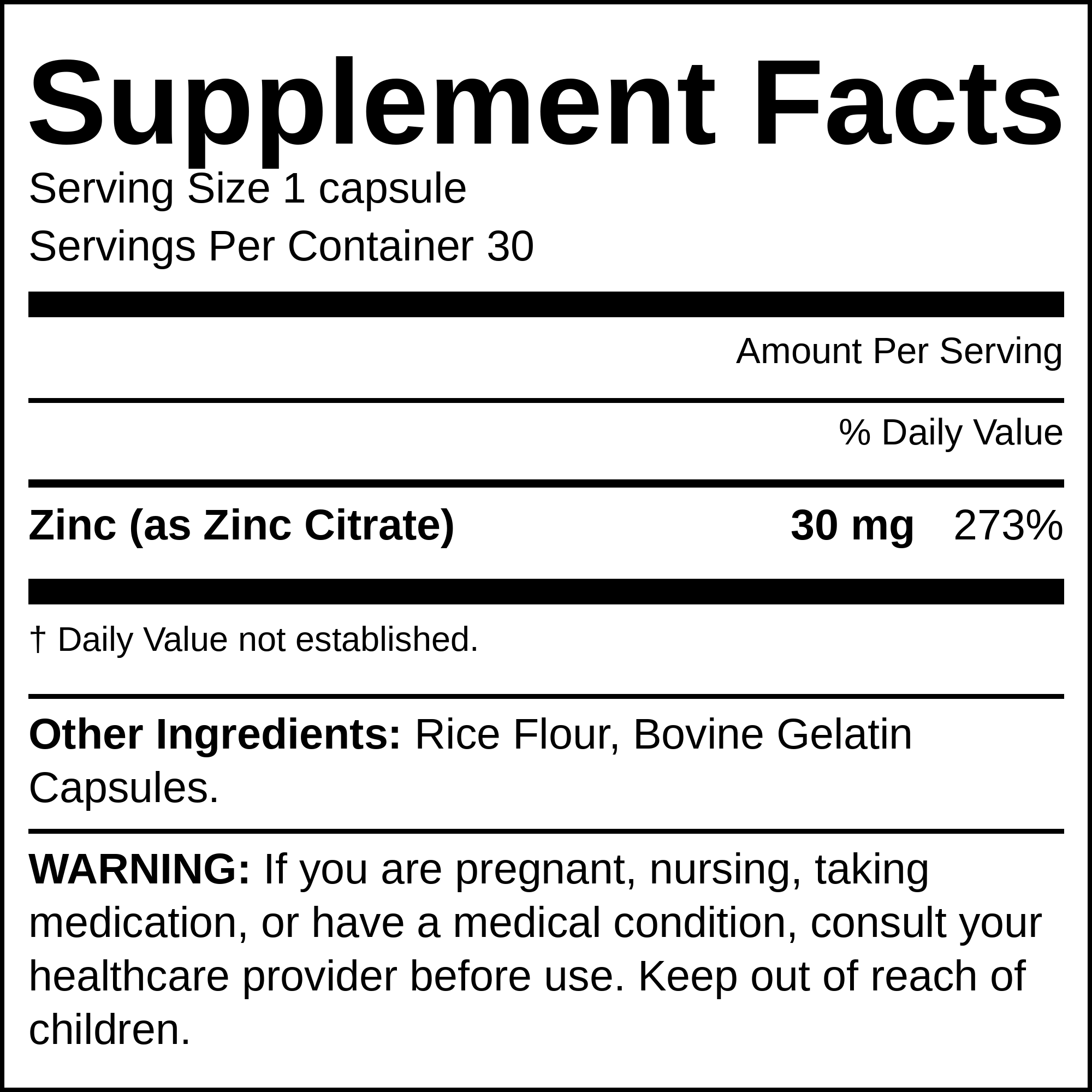 Zinc
